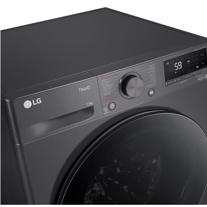 LG รุ่น FV1413S4M เครื่องซักผ้าฝาหน้าขนาด 13 กก ระบบ AI DD สีดำเทา ซักสะอาดถนอมผ้าอัจฉริยะด้วยเทคโนโลยีตรวจจับน้ำหนักและชนิดผ้าเพื่อประสิทธิภาพสูงสุด https://lnwchill.com