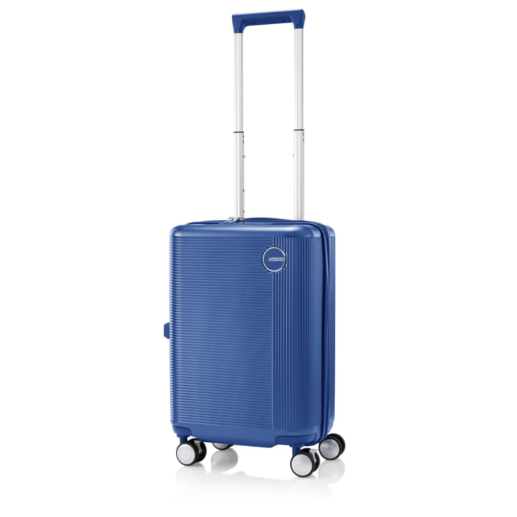 AMERICAN TOURISTER รุ่น GEMINA PRO SPINNER 55/20 TSA กระเป๋าเดินทางล้อลาก 20 นิ้ว ดีไซน์ Metallic ล้อ 2-in-1 พร้อมระบบล็อค TSA https://lnwchill.com