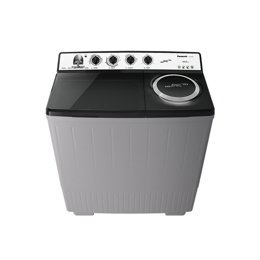 Panasonic รุ่น NA-W15XG1BRC เครื่องซักผ้าถังคู่ 15/8 kg Super Air Dry พลังปั่นสูงซักสะอาดประหยัดเวลาทนทานต่อสนิม https://lnwchill.com