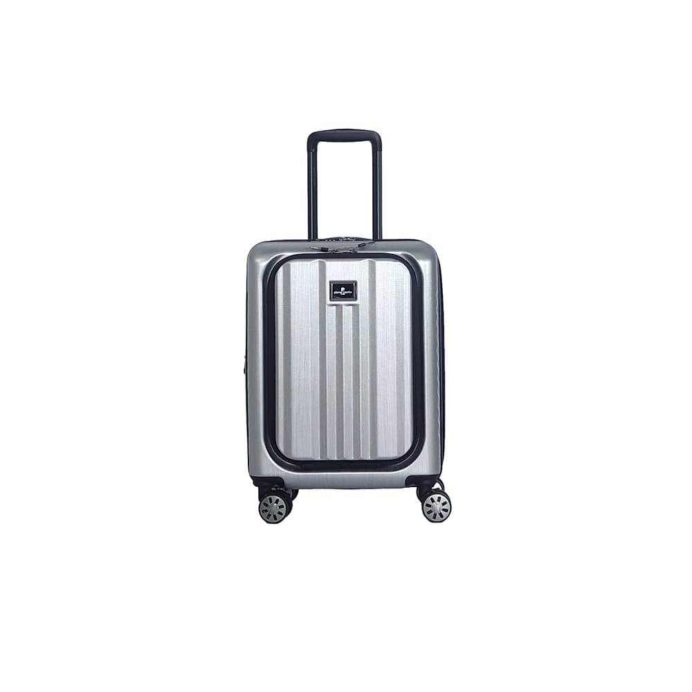 Pierre Cardin รุ่น PLCY4-1860 กระเป๋าเดินทาง 18 นิ้ว วัสดุ PC Polycarbonate เปิดฝาหน้าได้ พร้อม TSA Lock และซิป 2 ชั้นเพื่อความปลอดภัยสูงสุด https://lnwchill.com