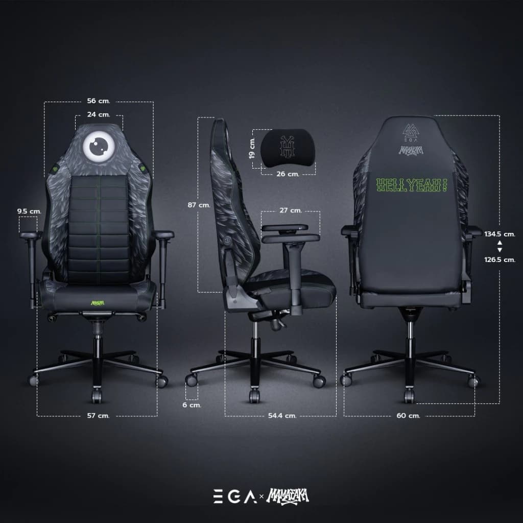 EGA Gaming Seat รุ่น Mr. Hellyeah EGA X MAMAFAKA EXCLUSIVE COLLECTIONS เก้าอี้เกมมิ่งเพื่อสุขภาพ Gaming Chair E-Sport เก้าอี้เบาะ นุ่ม เกรดพรีเมี่ยม https://lnwchill.com