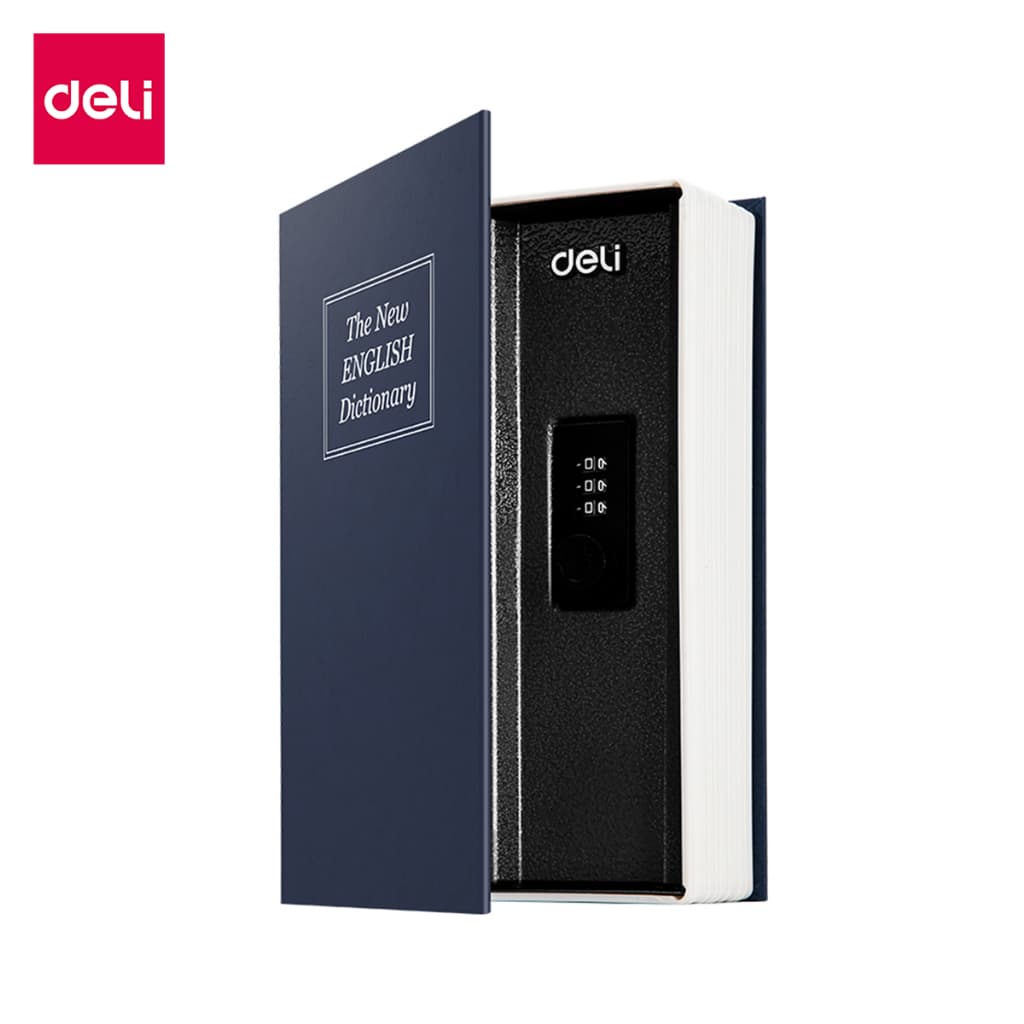 Deli รุ่น ET640 ET641 ET647 เซฟหนังสือดีไซน์สมุด มาพร้อมระบบล็อครหัสและกุญแจ เป็นสุดยอดที่ซ่อนของมีค่าและเงินสดที่แนบเนียนที่สุดบนชั้นหนังสือของคุณ https://lnwchill.com