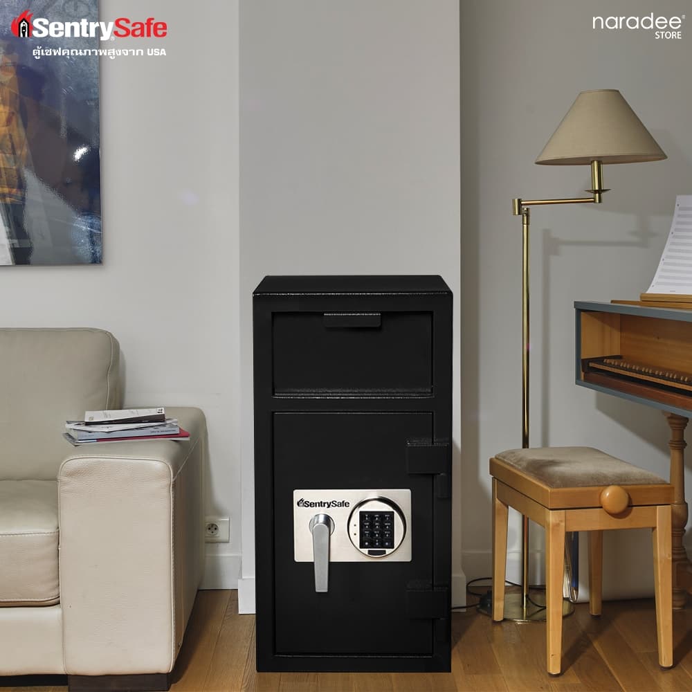 SentrySafe รุ่น DH-134E ตู้เซฟระบบรหัสอิเล็กทรอนิกส์พร้อมลิ้นชักนิรภัย โครงสร้างเหล็กแข็งแกร่ง ปกป้องทรัพย์สินของคุณอย่างมั่นใจ https://lnwchill.com