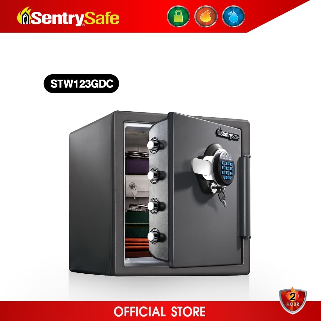 SentrySafe รุ่น STW123GDC ตู้เซฟกันไฟระบบล็อค 2 ชั้น ปกป้องทรัพย์สินเหนือระดับด้วยมาตรฐานสากล https://lnwchill.com