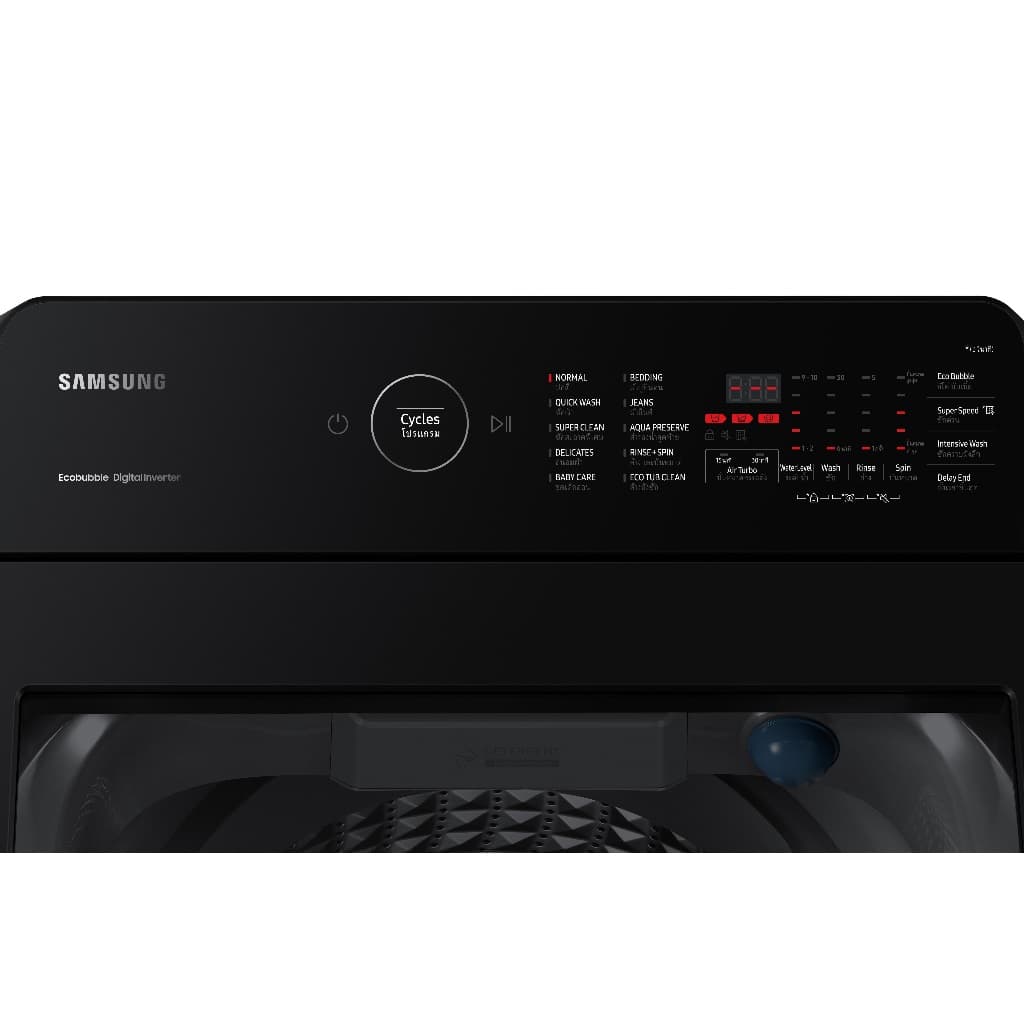 SAMSUNG รุ่น WA10CG4545BYST เครื่องซักผ้าฝาบนระบบ Ecobubble พร้อม Digital Inverter ขนาด 10 กก. ซักสะอาดถนอมผ้า ประหยัดไฟทนทานด้วยมอเตอร์อัจฉริยะ https://lnwchill.com