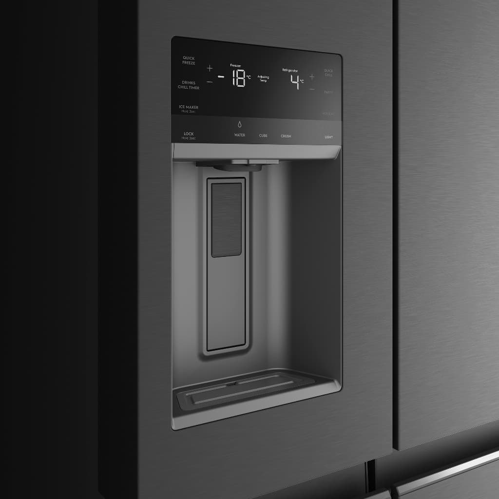 Electrolux รุ่น EQE6179B-B ตู้เย็นเฟรนช์ดอร์ ซีรี่ย์ L 900 นวัตกรรม TasteSealFlex ปรับอุณหภูมิอิสระ พร้อมระบบทำความเย็น TwinTech และที่กดน้ำแข็งหน้าตู้ https://lnwchill.com