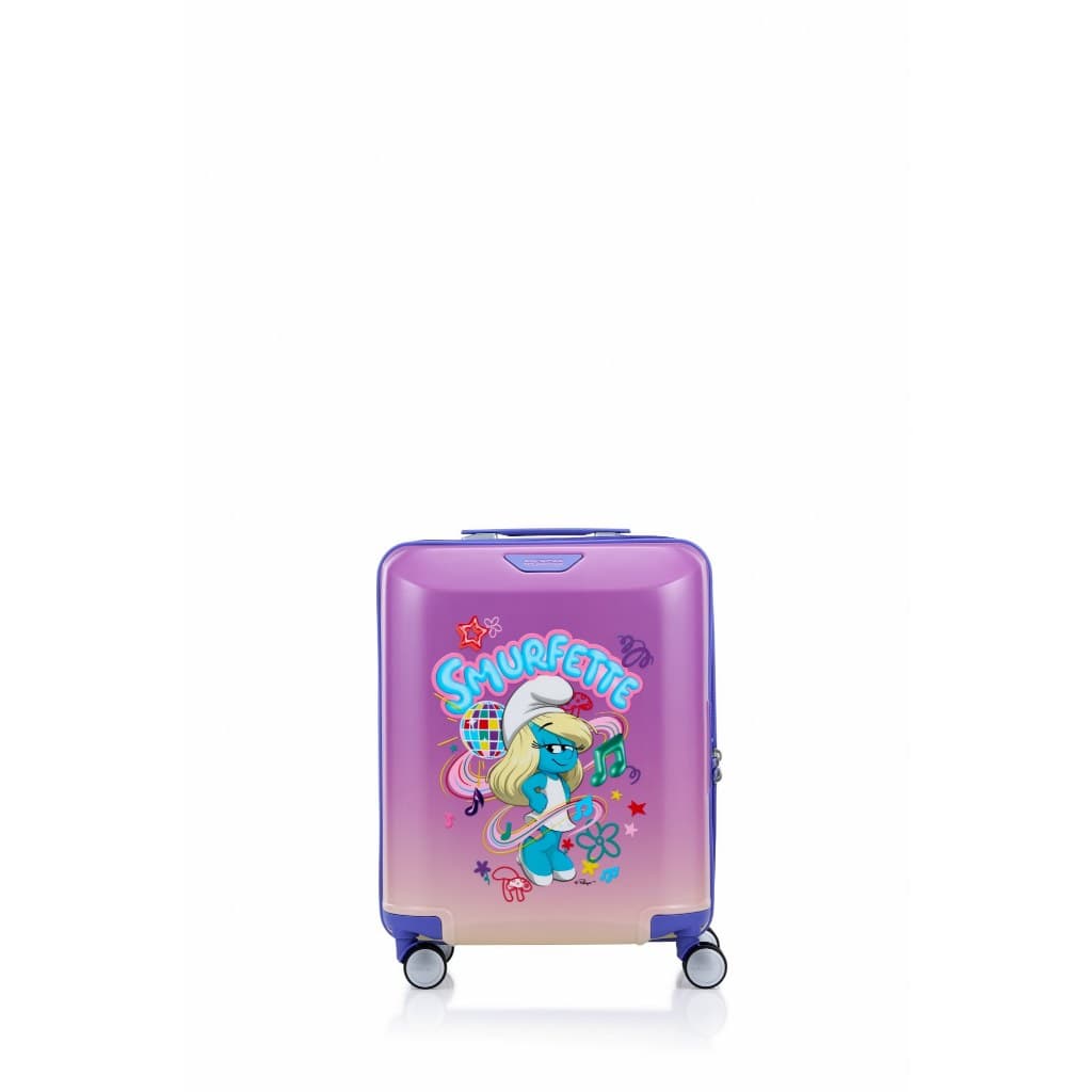 AMERICAN TOURISTER รุ่น AT X THE SMURFS SPINNER 52 กระเป๋าเดินทางล้อลาก 18 นิ้ว ดีไซน์สดใส ลิขสิทธิ์แท้จากเดอะ สเมิร์ฟส์ พร้อมฟังก์ชันครบครัน https://lnwchill.com