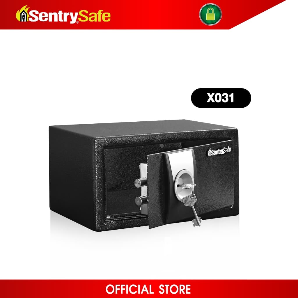 SentrySafe รุ่น X031 ตู้เซฟกุญแจไข โครงสร้างเหล็กกล้า ขนาดกะทัดรัด ปกป้องทรัพย์สินอย่างเรียบง่ายและปลอดภัย https://lnwchill.com