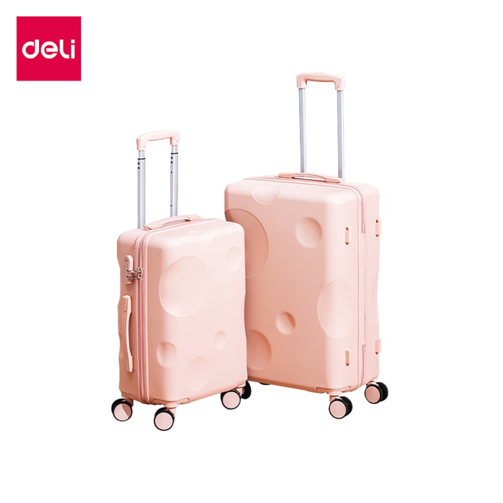 Deli รุ่น EH1058 กระเป๋าเดินทาง 20/24 นิ้ว วัสดุ ABS แข็งแรงทนทาน กันน้ำ ปกป้องสัมภาระทุกการเดินทางอย่างมีสไตล์ https://lnwchill.com
