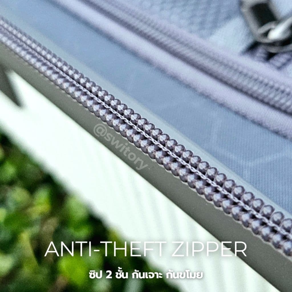Switory รุ่น Anti152 กระเป๋าเดินทางซิปกันขโมยพร้อม TSA Lock วัสดุ PP+ABS แข็งแรงทนทาน น้ำหนักเบา มีซิปขยายเพิ่มพื้นที่ ล้อลื่นหมุนได้ 360 องศา https://lnwchill.com