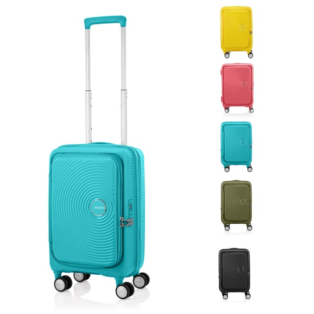 AMERICAN TOURISTER รุ่น CURIO BOOK OPEN SPINNER 55/20 EXP TSA BO กระเป๋าเดินทาง 20 นิ้ว เปิดหน้าสะดวก จุของง่าย เดินทางคล่องตัว