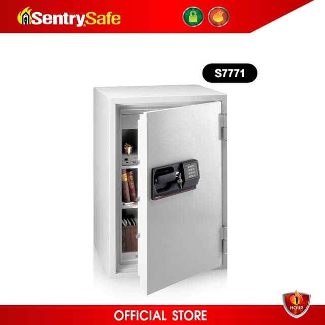 SentrySafe รุ่น S7771 ตู้เซฟกันไฟขนาดใหญ่ ระบบล็อครหัสปุ่มกดและกุญแจ ปกป้องทรัพย์สินของคุณอย่างเหนือชั้นด้วยมาตรฐานระดับสากล
