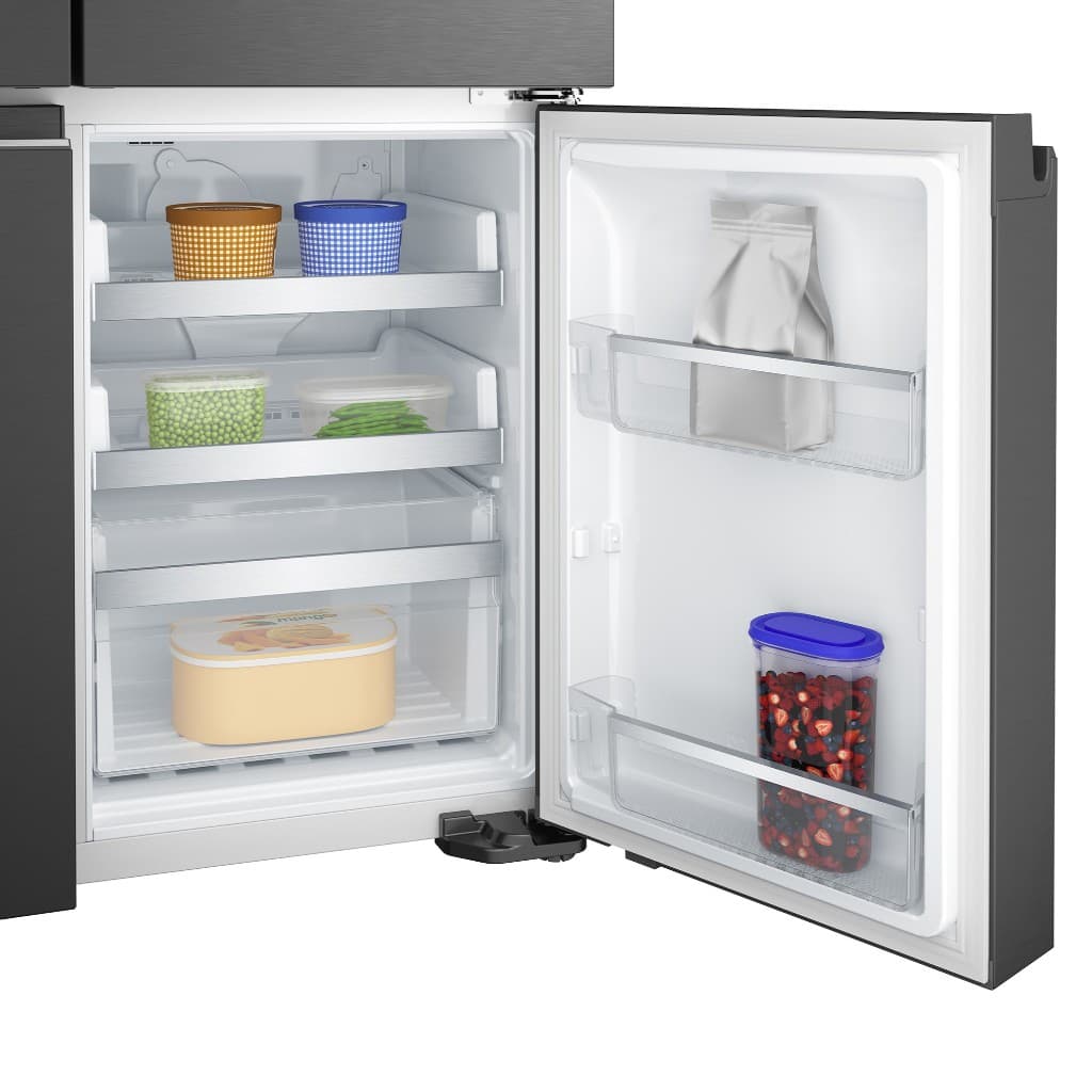 Electrolux รุ่น EQE6179B-B ตู้เย็นเฟรนช์ดอร์ ซีรี่ย์ L 900 นวัตกรรม TasteSealFlex ปรับอุณหภูมิอิสระ พร้อมระบบทำความเย็น TwinTech และที่กดน้ำแข็งหน้าตู้ https://lnwchill.com