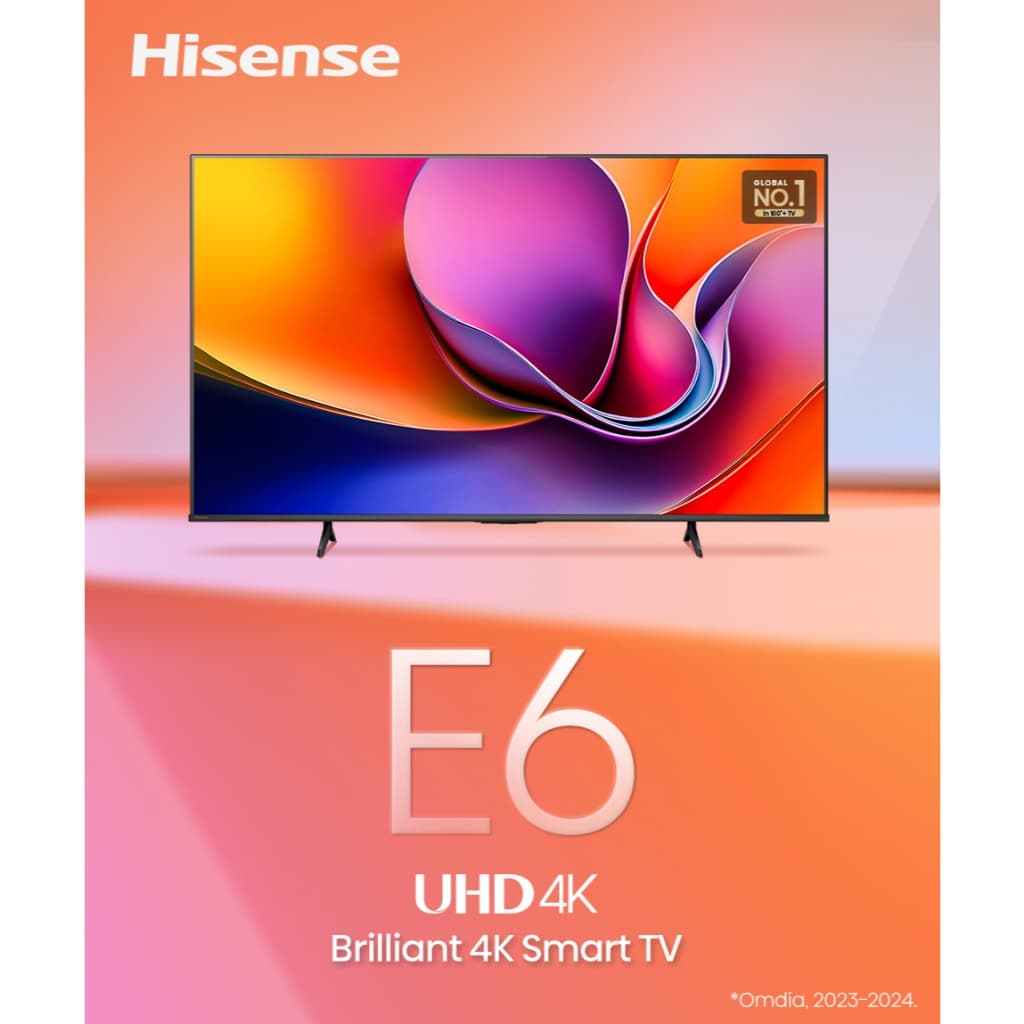 Hisense รุ่น 43E6Q ทีวี 43 นิ้ว QLED 4K Ultra HD Smart TV Voice Control พร้อมสัมผัสประสบการณ์ความบันเทิงเหนือระดับ https://lnwchill.com