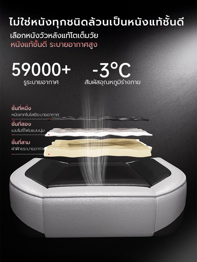 Xpanse Shadow รุ่น Max เก้าอี้เกมมิ่งหนังวัวแท้ระบบนวด Bionic 8 มิติระบายอากาศกันน้ำนั่งสบายช่วยลดความเมื่อยล้าตลอดทั้งวัน https://lnwchill.com