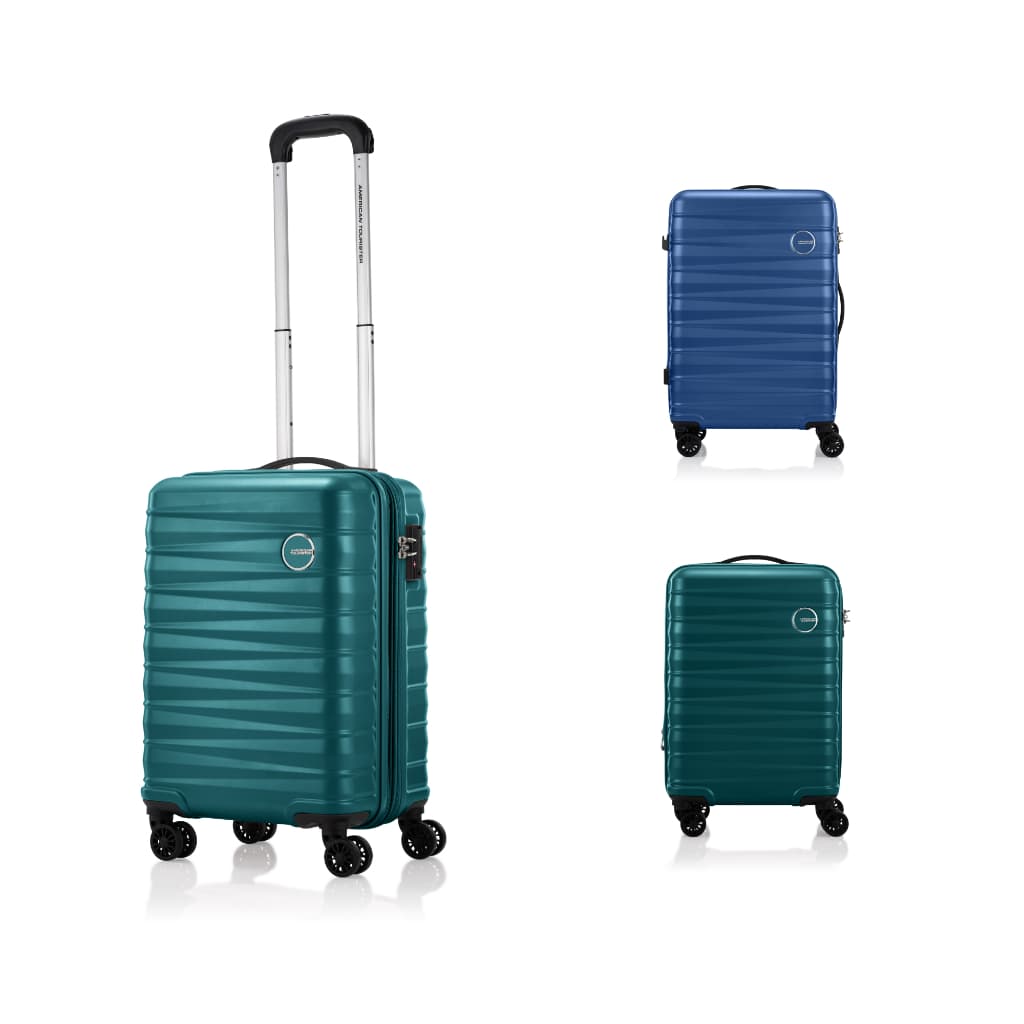 AMERICAN TOURISTER รุ่น BRINK SPINNER 55/20 TSA AM กระเป๋าเดินทางล้อลาก 20 นิ้ว วัสดุ ABS แข็งแรงทนทาน พร้อมที่วางโทรศัพท์มือถือ https://lnwchill.com