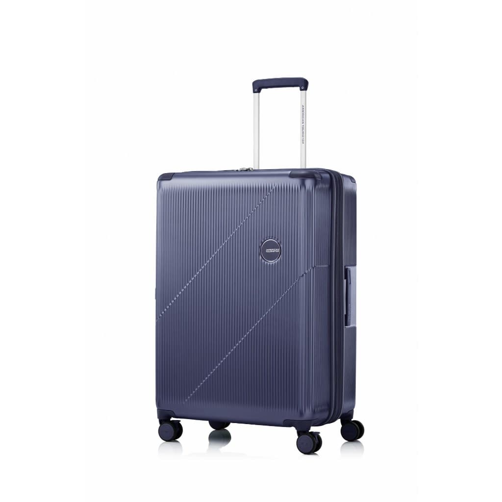 AMERICAN TOURISTER รุ่น CURVUS SPINNER 75/28 EXP TSA กระเป๋าเดินทาง 28 นิ้ว พร้อมระบบหยุดล้อ StePause และซิปนิรภัย Duosaf https://lnwchill.com