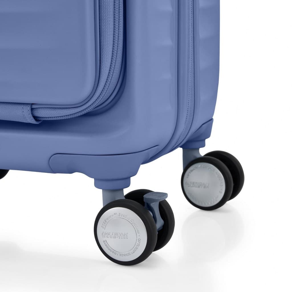 AMERICAN TOURISTER รุ่น FRONTEC OS SPINNER 54/19 EXP TSA กระเป๋าเดินทางล้อลากแบบเปิดฝาหน้า 19 นิ้ว ขยายความจุได้ พร้อมระบบล็อค TSA https://lnwchill.com
