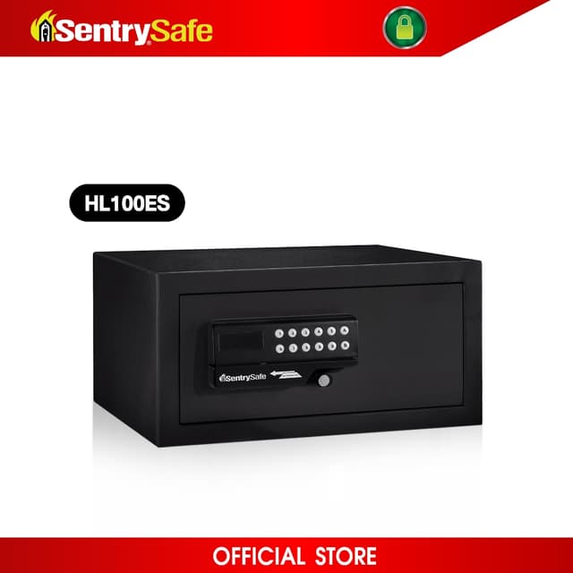 SentrySafe รุ่น HL100ES ตู้เซฟระบบดิจิทัลและคีย์การ์ด โครงสร้างเหล็กกล้าแข็งแรงพร้อมไฟ LED ภายใน เหมาะสำหรับเก็บทรัพย์สินมีค่าในบ้านและคอนโด