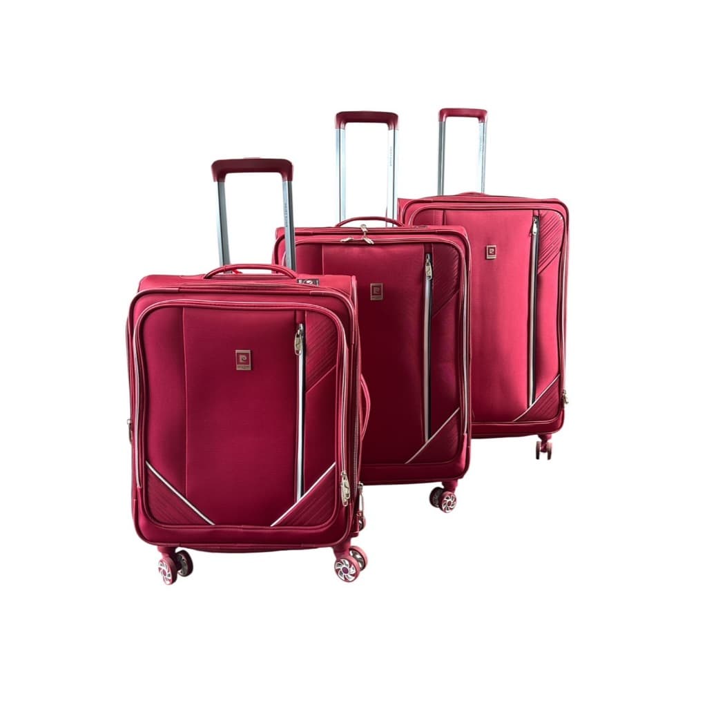 Pierre Cardin รุ่น LGS4-W1 กระเป๋าเดินทางแบบผ้า 400D Nylon น้ำหนักเบา ทนทาน มาพร้อมซิปขยายข้างและระบบความปลอดภัย TSA Lock https://lnwchill.com