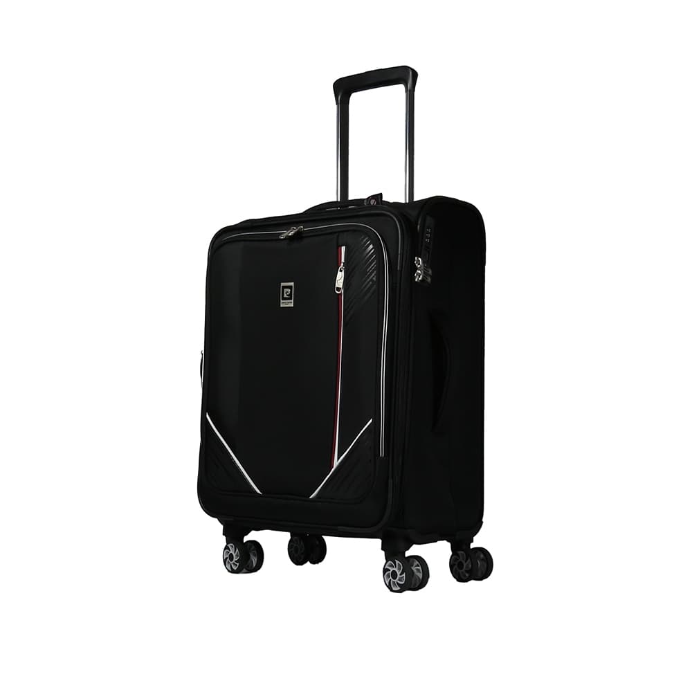 Pierre Cardin รุ่น LGS4-W1 กระเป๋าเดินทางแบบผ้า 400D Nylon น้ำหนักเบา ทนทาน มาพร้อมซิปขยายข้างและระบบความปลอดภัย TSA Lock https://lnwchill.com