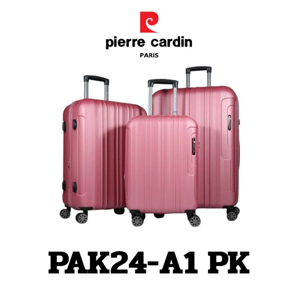 Pierre Cardin Paklite รุ่น PAK24-A1 กระเป๋าเดินทาง ABS 100% น้ำหนักเบาพิเศษ พร้อม TSA Lock และล้อคู่หมุน 360 องศา เพื่อทุกการเดินทางที่คล่องตัว https://lnwchill.com