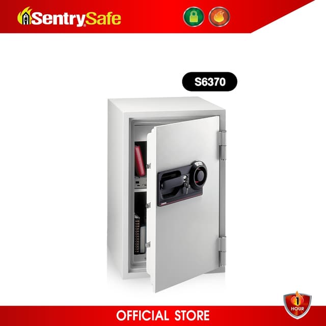 SentrySafe รุ่น S6370 ตู้เซฟกันไฟขนาดใหญ่ ระบบล็อคแบบรหัสหมุนและกุญแจ เหมาะสำหรับองค์กรที่ต้องการความปลอดภัยสูงสุดในการจัดเก็บเอกสารสำคัญและทรัพย์สินมีค่า