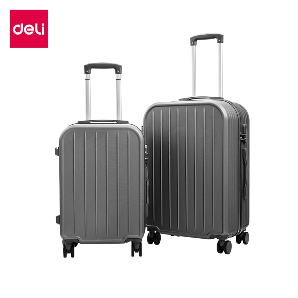 Deli รุ่น EH1056 กระเป๋าเดินทาง ABS ขนาด 20/24 นิ้ว ดีไซน์มินิมอล แข็งแรง ทนทาน น้ำหนักเบา เหมาะสำหรับทุกการเดินทางของคุณ https://lnwchill.com
