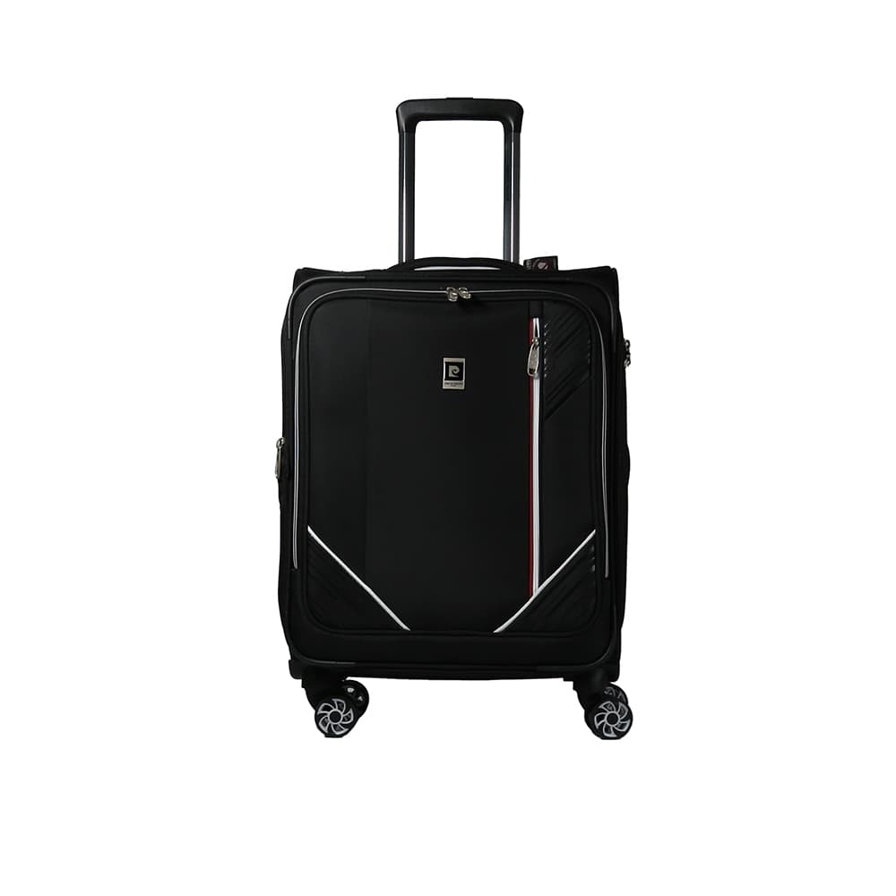 Pierre Cardin รุ่น LGS4-W1 กระเป๋าเดินทางแบบผ้า 400D Nylon น้ำหนักเบา ทนทาน มาพร้อมซิปขยายข้างและระบบความปลอดภัย TSA Lock https://lnwchill.com