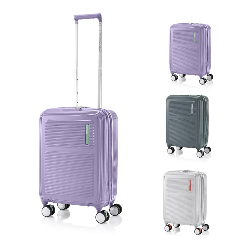 AMERICAN TOURISTER รุ่น MAXIVO SPINNER 55/20 TSA OS V2 กระเป๋าเดินทาง 20 นิ้ว ระบบห้ามล้อ StePause จัดเก็บสัมภาระจุใจด้วย PlentiVol™ 20:80 https://lnwchill.com
