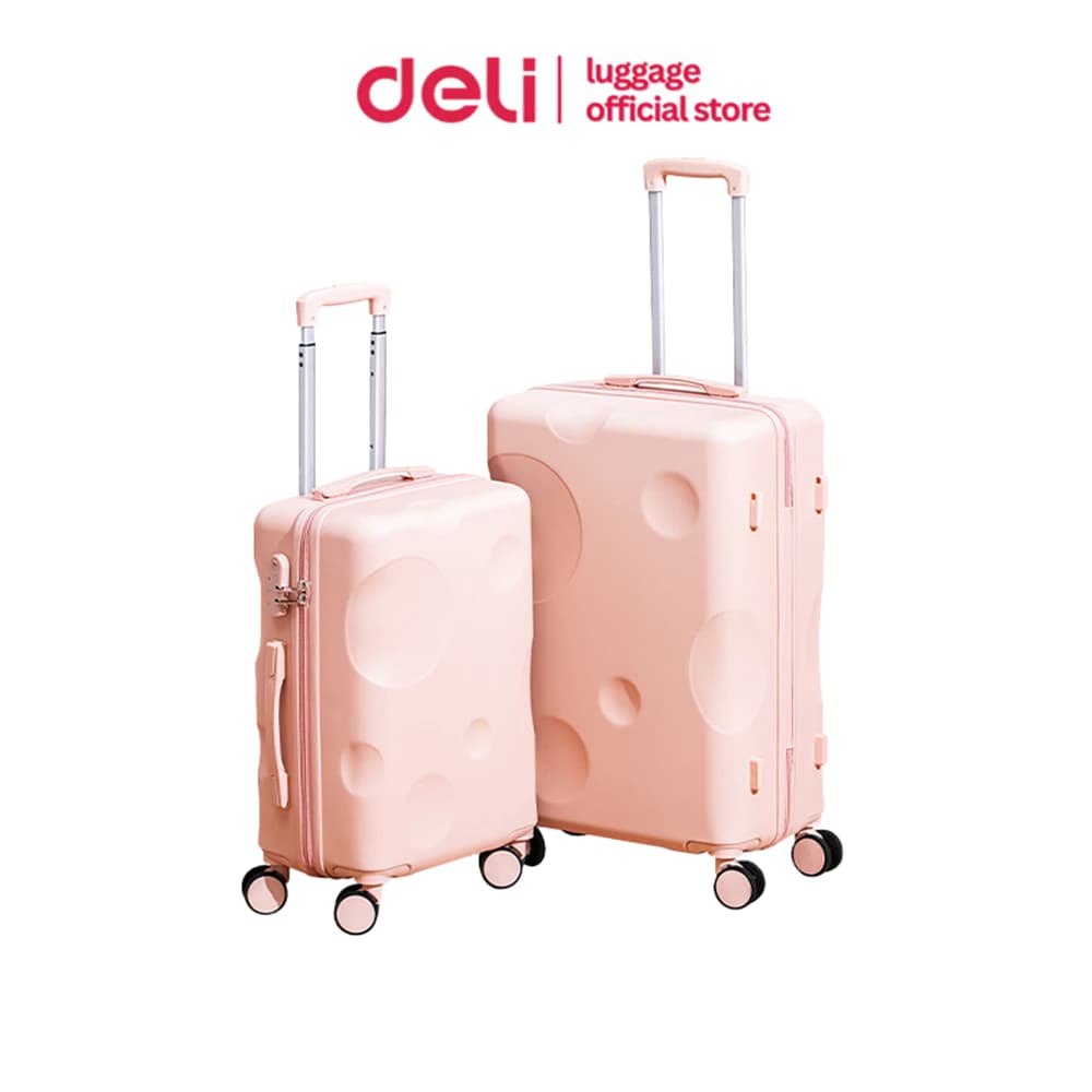 Deli รุ่น EH1058 กระเป๋าเดินทาง 20/24 นิ้ว วัสดุ ABS แข็งแรงทนทาน กันน้ำ ปกป้องสัมภาระทุกการเดินทางอย่างมีสไตล์ https://lnwchill.com