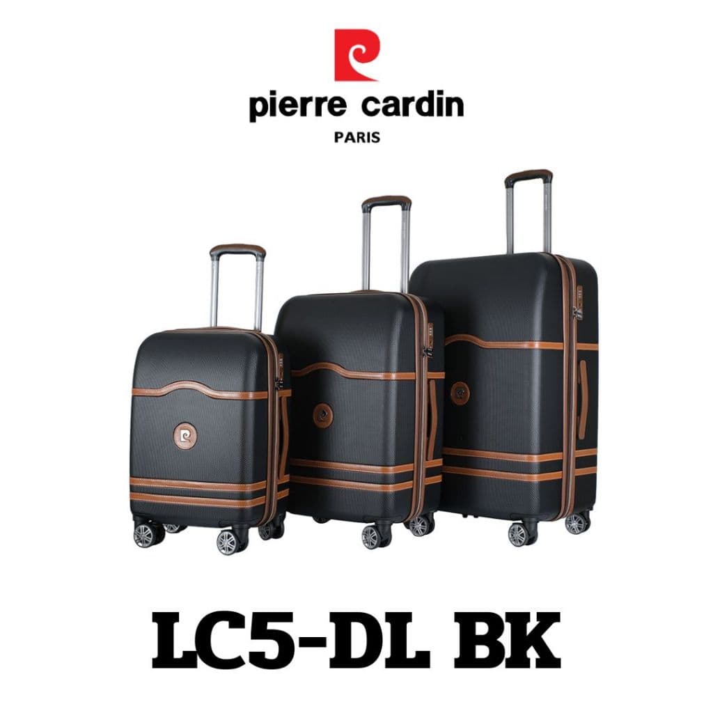 Pierre Cardin รุ่น LC5-DL กระเป๋าเดินทาง PC Polycarbonate แข็งแรงทนทาน ล้อคู่ลื่น ขยายข้างได้ พร้อมซิปกันขโมยและ TSA Lock ตอบโจทย์ทุกการเดินทาง https://lnwchill.com