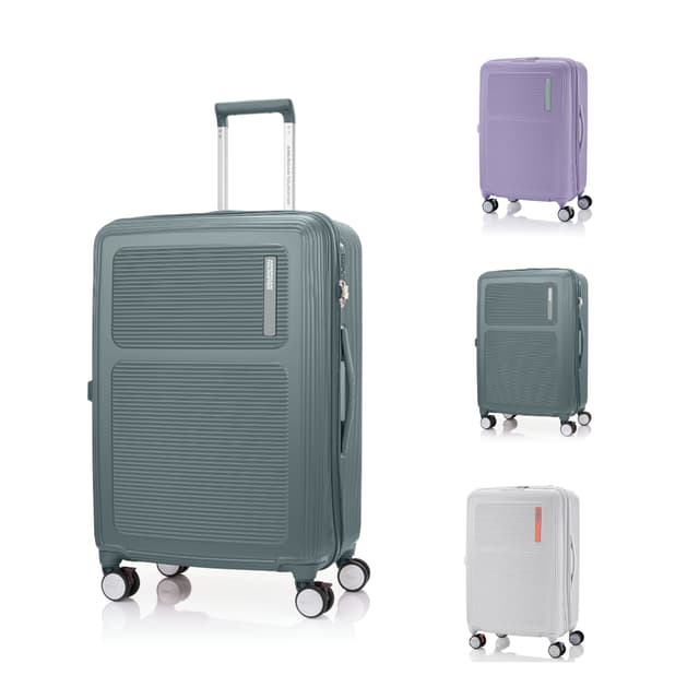 AMERICAN TOURISTER รุ่น MAXIVO SPINNER 67/24 TSA EXP OS V2 กระเป๋าเดินทางล้อลาก 24 นิ้ว ขยายได้ จัดเก็บสัมภาระจุสูงสุดด้วยนวัตกรรม PlentiVol™ Packing System