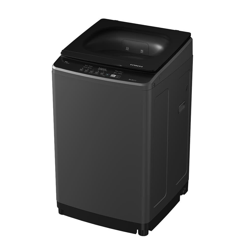 HITACHI รุ่น LTL 08M00 GG เครื่องซักผ้าฝาบน 8 กก Smart Wash สี Graphite Gray ประหยัดไฟเบอร์ 5 ถังซักสแตนเลสทนทาน ซักสะอาดถนอมผ้าแห้งเร็วด้วยระบบลมเป่า https://lnwchill.com