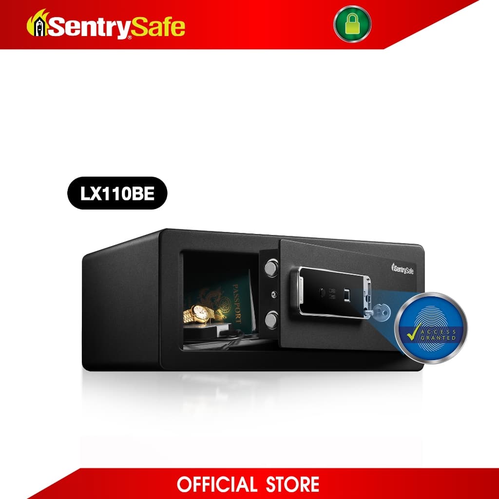 SentrySafe รุ่น LX110BE ตู้เซฟระบบสแกนลายนิ้วมือ ปลดล็อกรวดเร็ว เข้าถึงทรัพย์สินได้อย่างปลอดภัยและเป็นส่วนตัวสูงสุดด้วยปลายนิ้วของคุณ https://lnwchill.com
