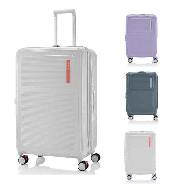 AMERICAN TOURISTER รุ่น MAXIVO SPINNER 77/28 TSA EXP OS V2 กระเป๋าเดินทาง 28 นิ้ว นวัตกรรมจัดเก็บ PlentiVol™ พร้อมระบบล็อกล้อและซิปนิรภัย