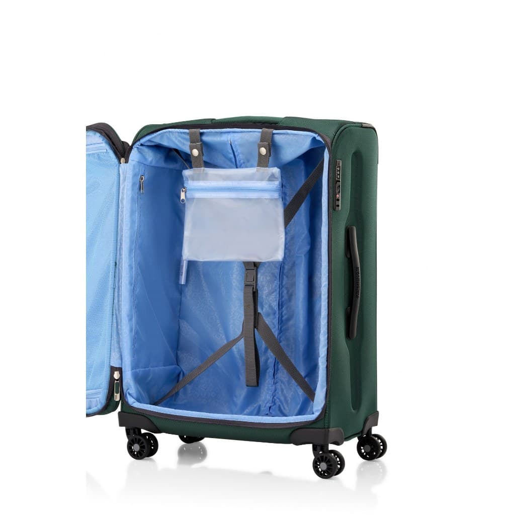 AMERICAN TOURISTER รุ่น MAXWELL SPINNER 68/25 EXP TSA กระเป๋าเดินทางล้อลาก 25 นิ้ว แบบผ้าเนื้อดี น้ำหนักเบา ขยายความจุได้ ตอบโจทย์ทุกการเดินทาง https://lnwchill.com