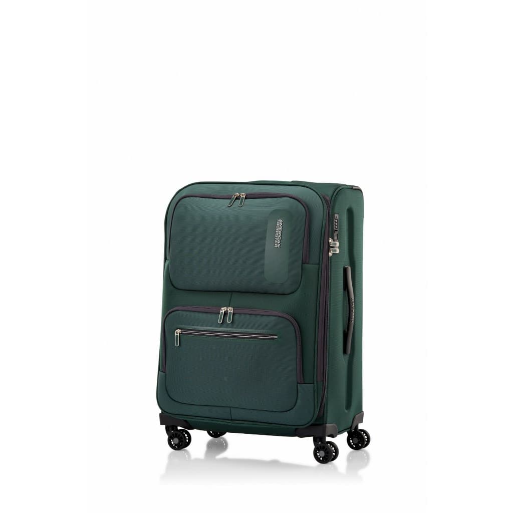 AMERICAN TOURISTER รุ่น MAXWELL SPINNER 68/25 EXP TSA กระเป๋าเดินทางล้อลาก 25 นิ้ว แบบผ้าเนื้อดี น้ำหนักเบา ขยายความจุได้ ตอบโจทย์ทุกการเดินทาง https://lnwchill.com