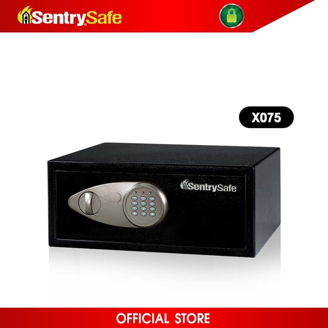 SentrySafe รุ่น X075 ตู้เซฟอิเล็กทรอนิกส์พร้อมกุญแจฉุกเฉิน ขนาดใหญ่สำหรับเก็บแล็ปท็อป ปกป้องทรัพย์สินมีค่าและอุปกรณ์อิเล็กทรอนิกส์ของคุณอย่างมั่นใจ