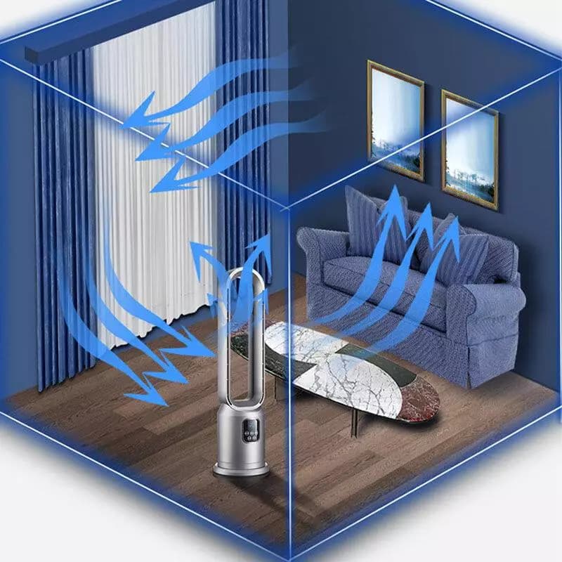 Philips Hatari รุ่น พัดลมไร้ใบพัดฟอกอากาศ สูง 98CM ควบคุมด้วยรีโมท ลมเทอร์โบชาร์จเย็นทั่วถึง https://lnwchill.com