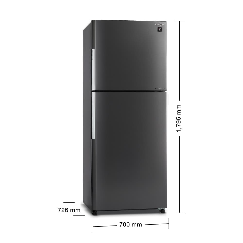 SHARP รุ่น SJ-XP500TP-DK SJ-XP500TP-SL ตู้เย็น 2 ประตู 16.6 คิว Inverter MEGA Freezer เทคโนโลยี Plasmacluster ถนอมอาหารยาวนานประหยัดไฟเบอร์ 5 https://lnwchill.com