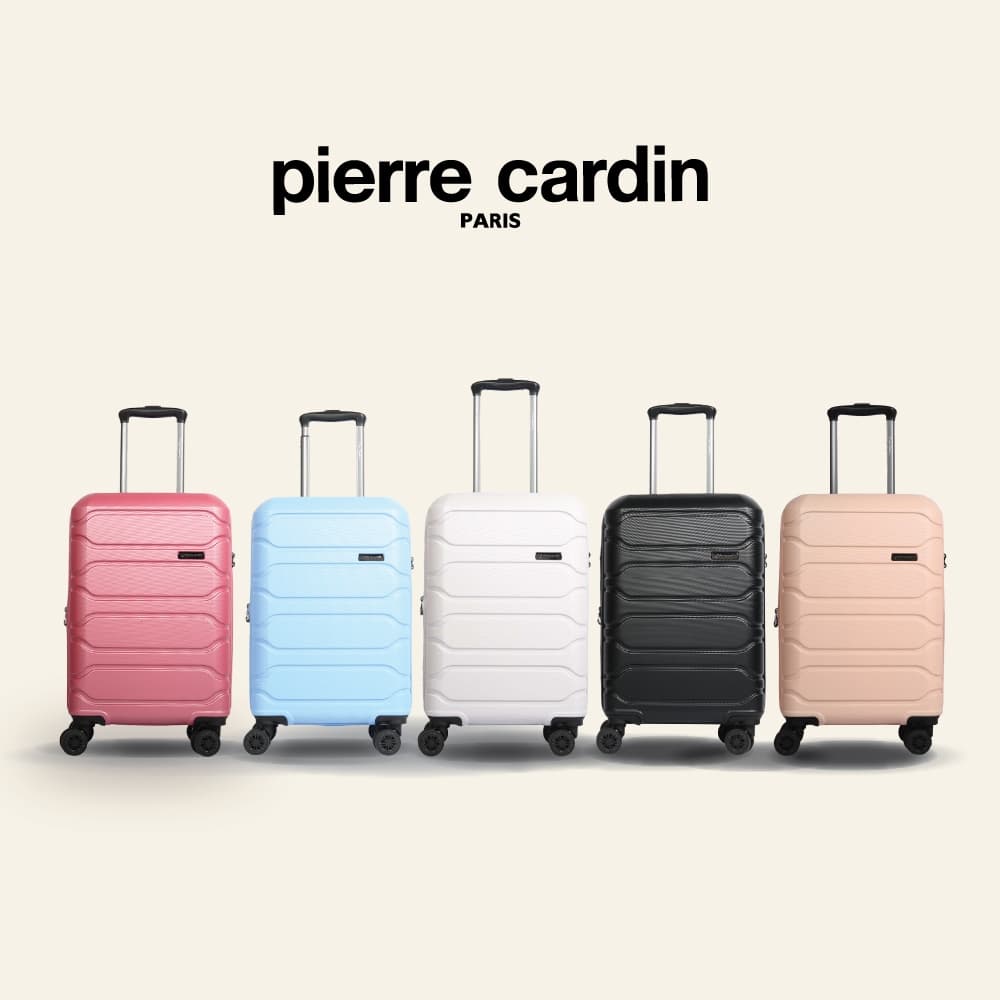 Pierre Cardin รุ่น PLCY5-155P กระเป๋าเดินทาง Lozère วัสดุ ABS+PC น้ำหนักเบา แข็งแรงทนทาน ดีไซน์สีพาสเทลสดใส มาพร้อมระบบล็อค TSA เพื่อความปลอดภัยสูงสุด https://lnwchill.com