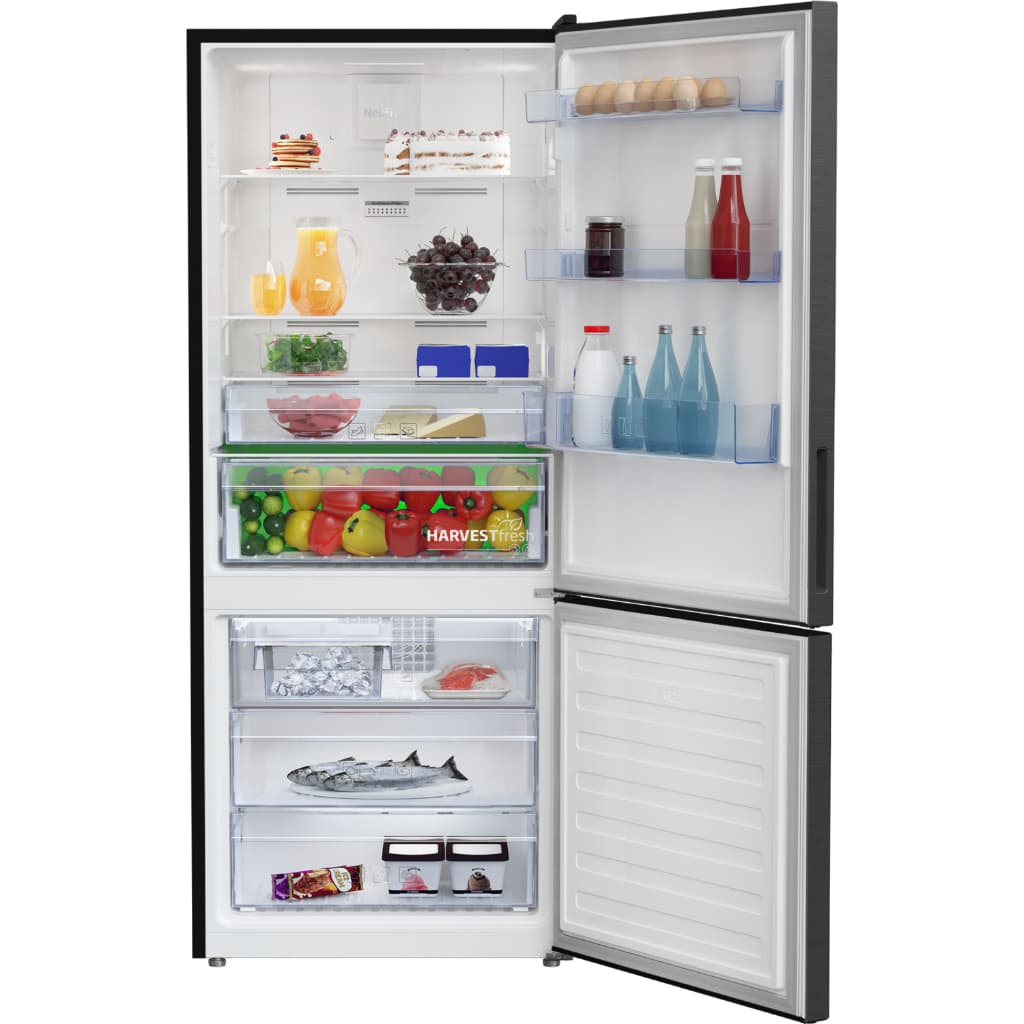 Beko รุ่น RCNT415I50VHFK ตู้เย็น 2 ประตู 14 คิว Bottom Fridge Inverter ระบบ NeoFrost และ HarvestFresh คงค่าวิตามินสูงสุด https://lnwchill.com