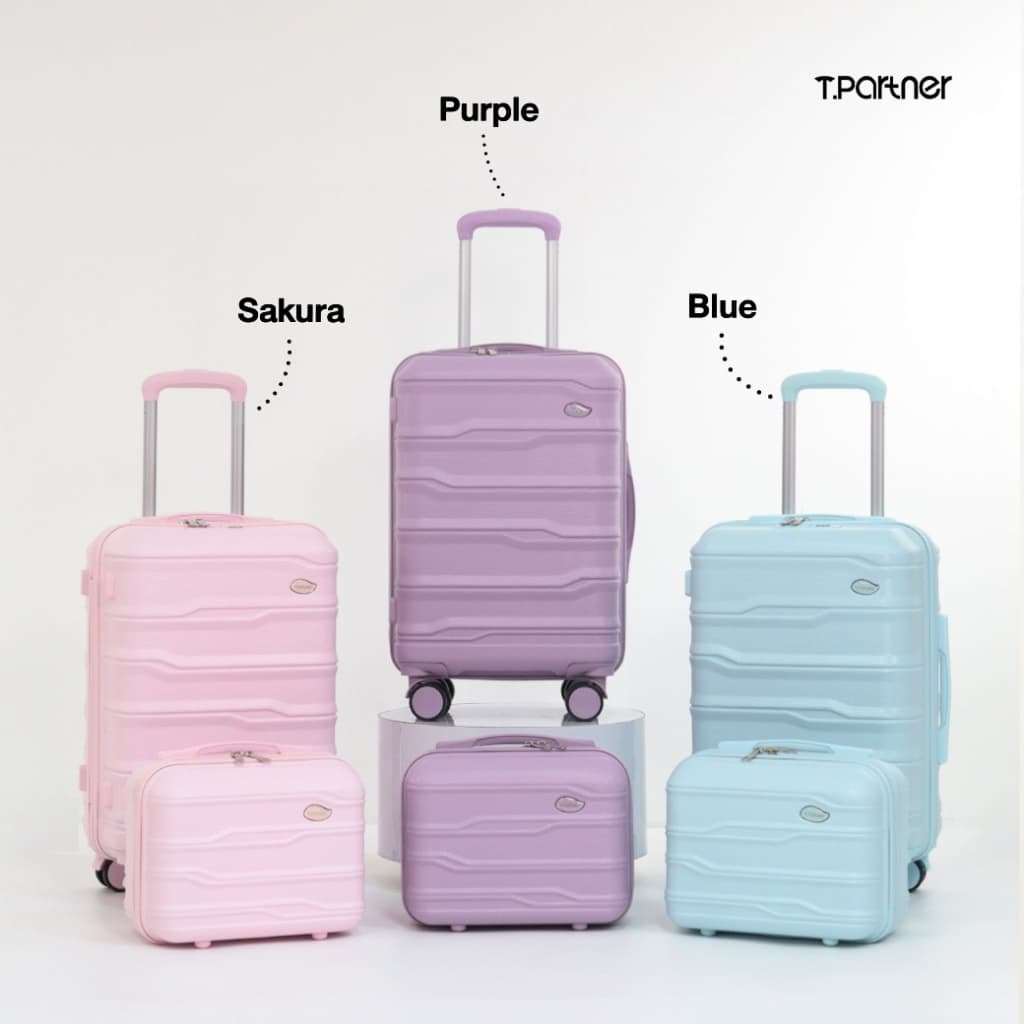 Tpartner รุ่น DELUXE SERIES กระเป๋าเดินทาง PC+ABS ผิวกันรอยขีดข่วน น้ำหนักเบา มีความยืดหยุ่นสูง รับแรงกระแทกได้ดี ดีไซน์สวยงาม ทันสมัย https://lnwchill.com