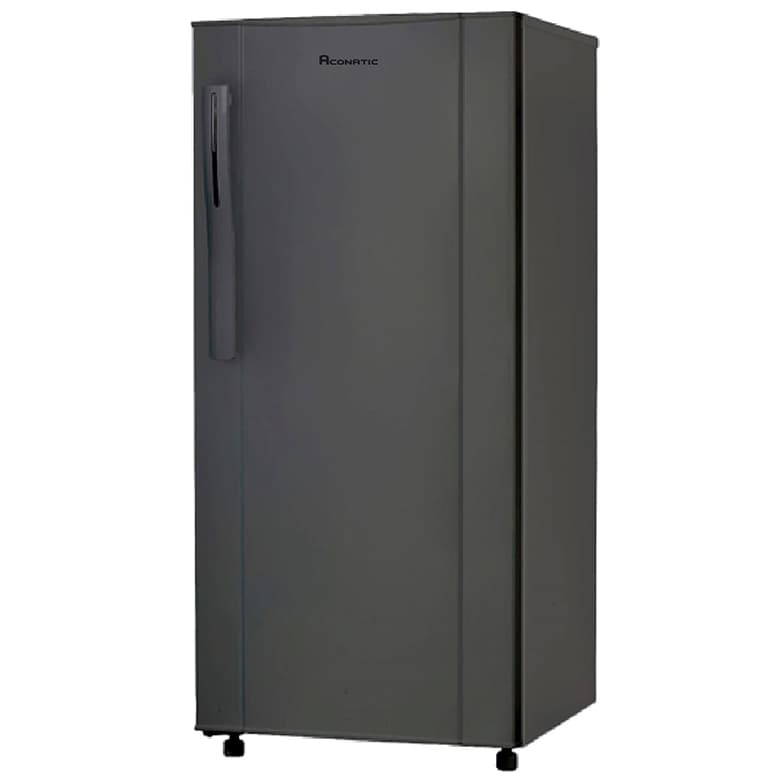 ACONATIC รุ่น AN-FR1750 ตู้เย็น 1 ประตู 6.2 คิว สี Dark Gray ดีไซน์หรู ชั้นวางกระจกนิรภัย ประหยัดพลังงาน แข็งแรงทนทาน เย็นเร็วสม่ำเสมอ https://lnwchill.com