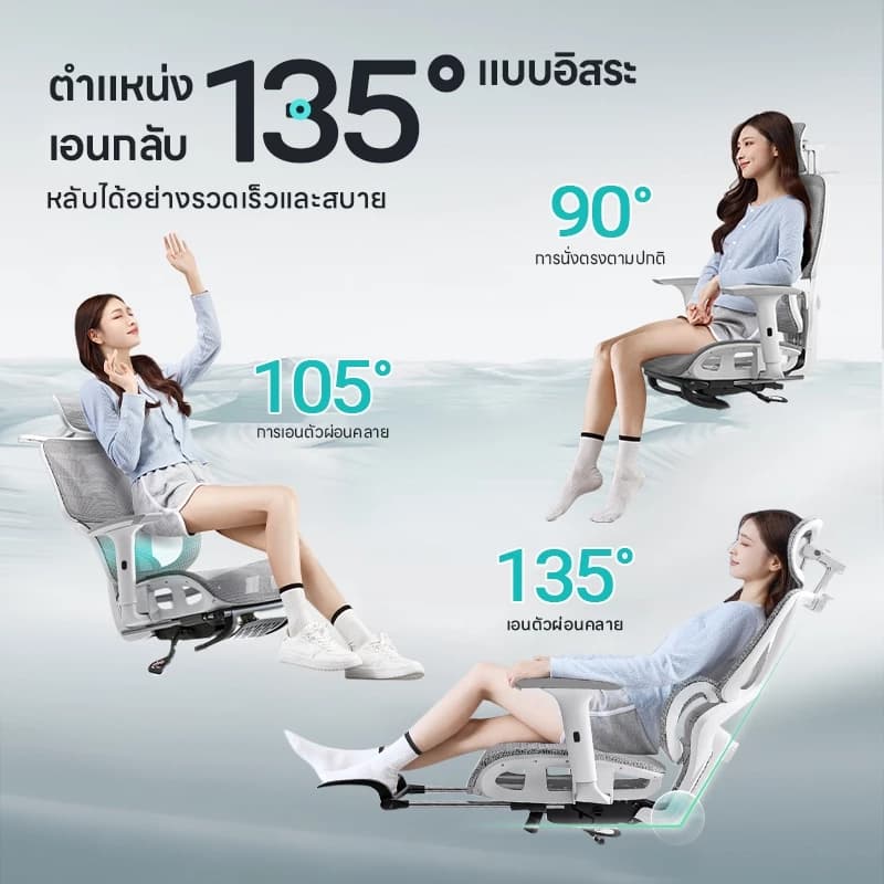 Xpanse รุ่น W202 เก้าอี้สุขภาพ Ergonomic รองรับเอวและปรับท่าทาง เก้าอี้ทำงานฟังก์ชันคุ้มค่าเพื่อการนั่งทำงานที่สบายตลอดวัน https://lnwchill.com