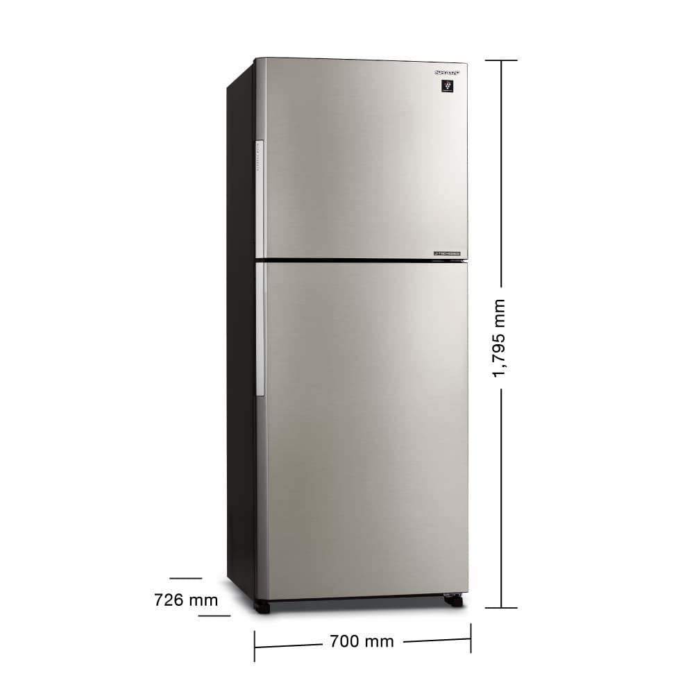 SHARP รุ่น SJ-XP500TP-DK SJ-XP500TP-SL ตู้เย็น 2 ประตู 16.6 คิว Inverter MEGA Freezer เทคโนโลยี Plasmacluster ถนอมอาหารยาวนานประหยัดไฟเบอร์ 5 https://lnwchill.com