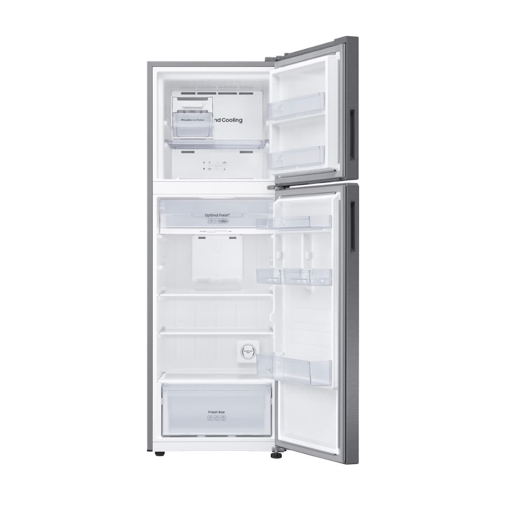 SAMSUNG RT35CG5644S9ST ตู้เย็น 2 ประตู 12.3 คิว 348 ลิตร SpaceMax™ สี Refined Inox ระบบทำความเย็น All-Around Cooling ประหยัดพลังงาน AI Energy Mode https://lnwchill.com