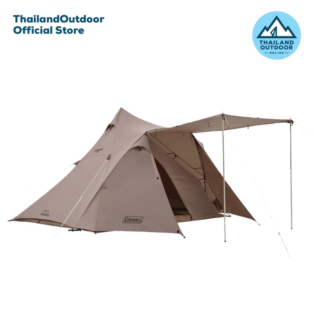 Coleman เต็นท์ กระโจม รุ่น Wide Tepee 3025 Greige 2185613 https://lnwchill.com