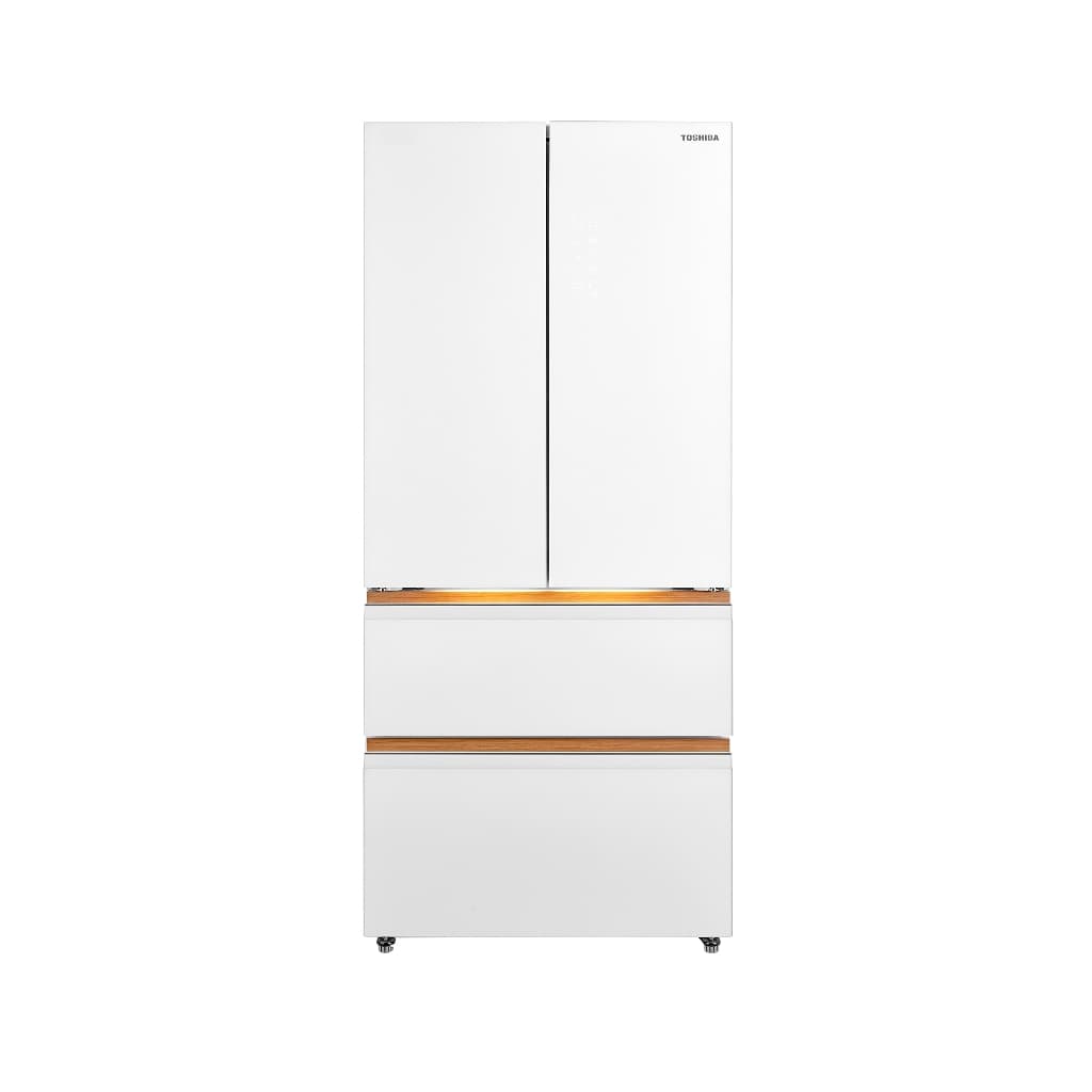 TOSHIBA GR-RF690WI-PGTH(67) ตู้เย็น 4 ประตู 18.8 คิว Multidoor Inverter ดีไซน์ Japandi ระบบกำจัดกลิ่น PureAIR เชื่อมต่อ TSmartLife https://lnwchill.com